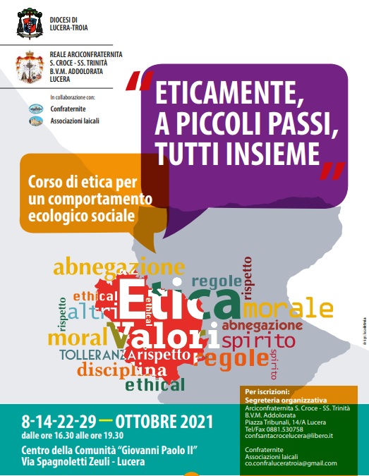 Eticamente, a piccoli passi, tutti insieme: 4 appuntamenti di etica