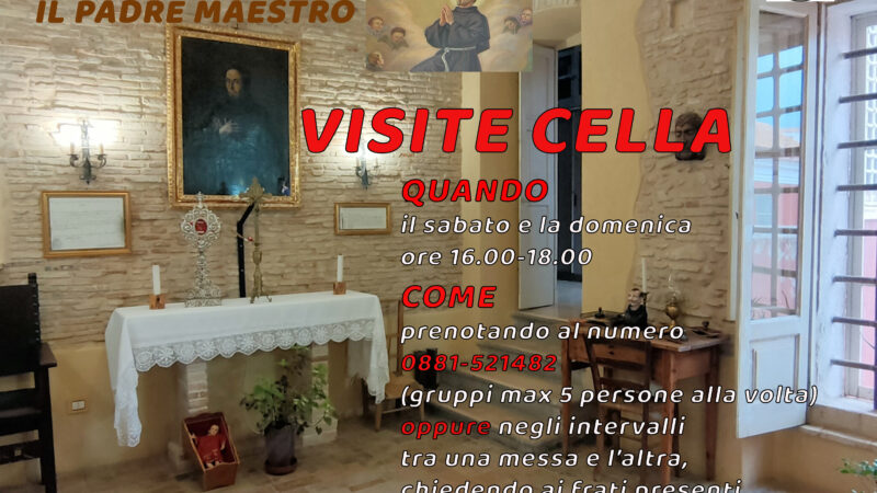 Visite cella del Padre Maestro